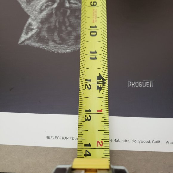 Vintage 70s Droguett Kitten Reflection Print Art Cute - Picture 9 of 12